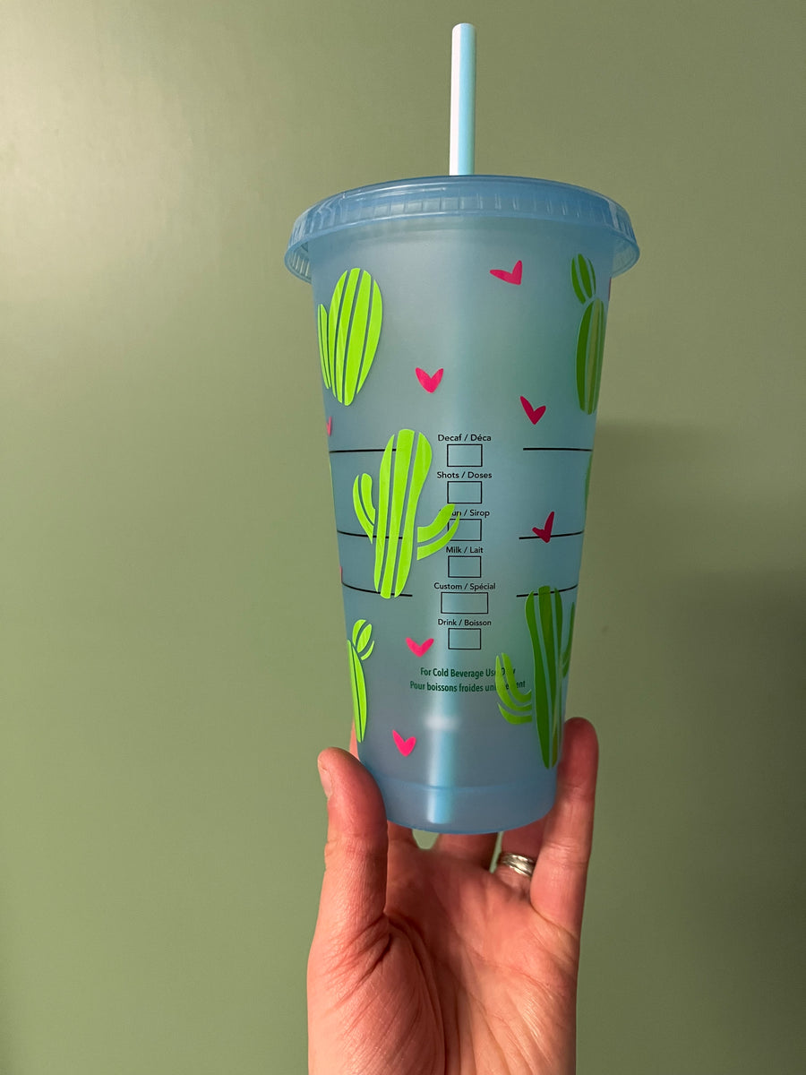 Cactus Blue Starbucks Cold Cup – Wild Sage & Co