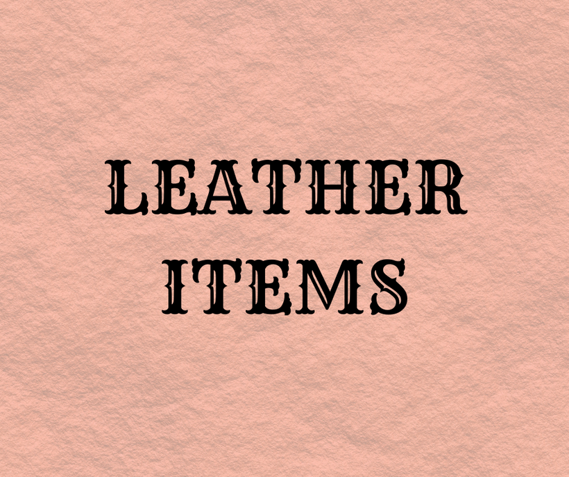 Leather Items