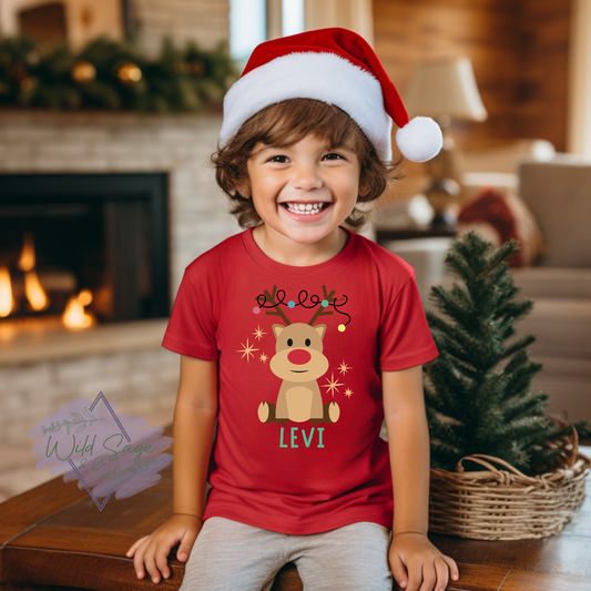 Reindeer Custom Tee