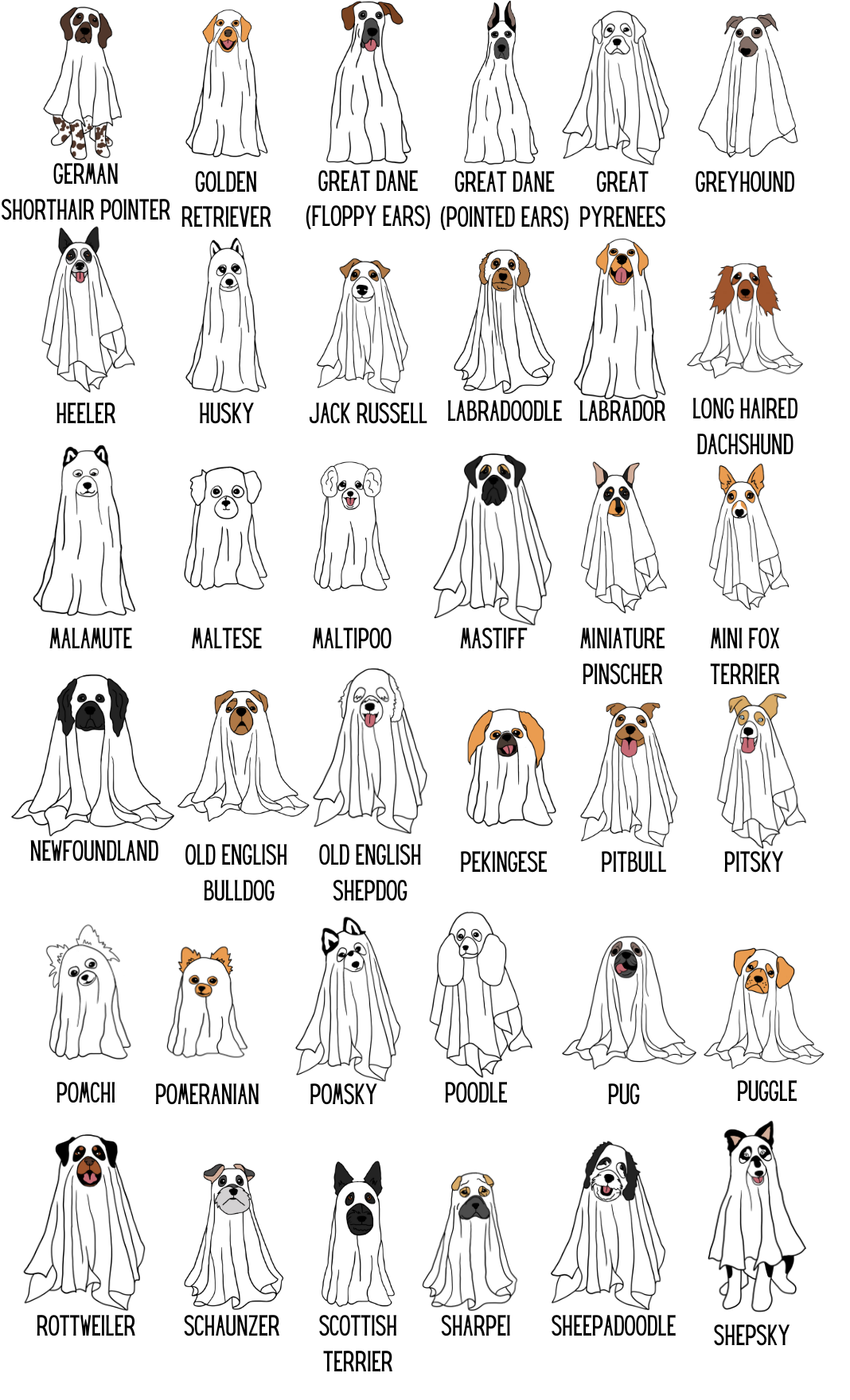 Personalized Ghost Dog Apparel