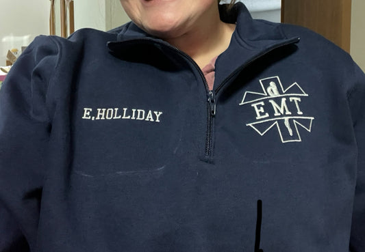 EMS Custom Embroidered Quarter Zip