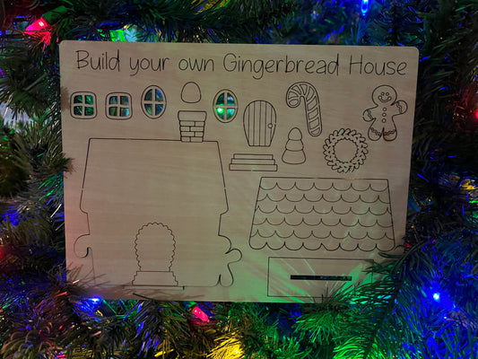 Gingerbread House DIY Paint Kit