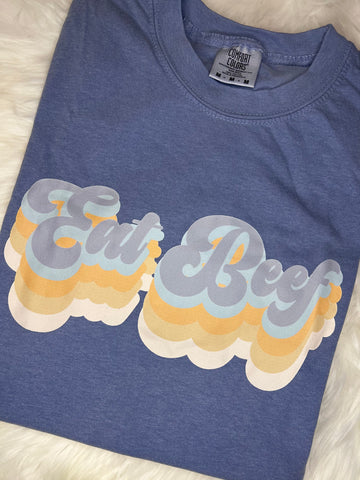 Eat Beef Retro Tee