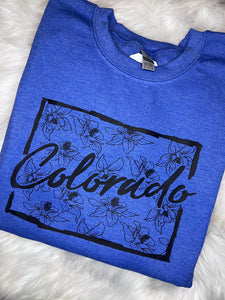 Colorado Floral Crewneck