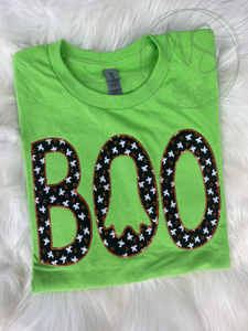 BOO Ghost Embroidered Shirt