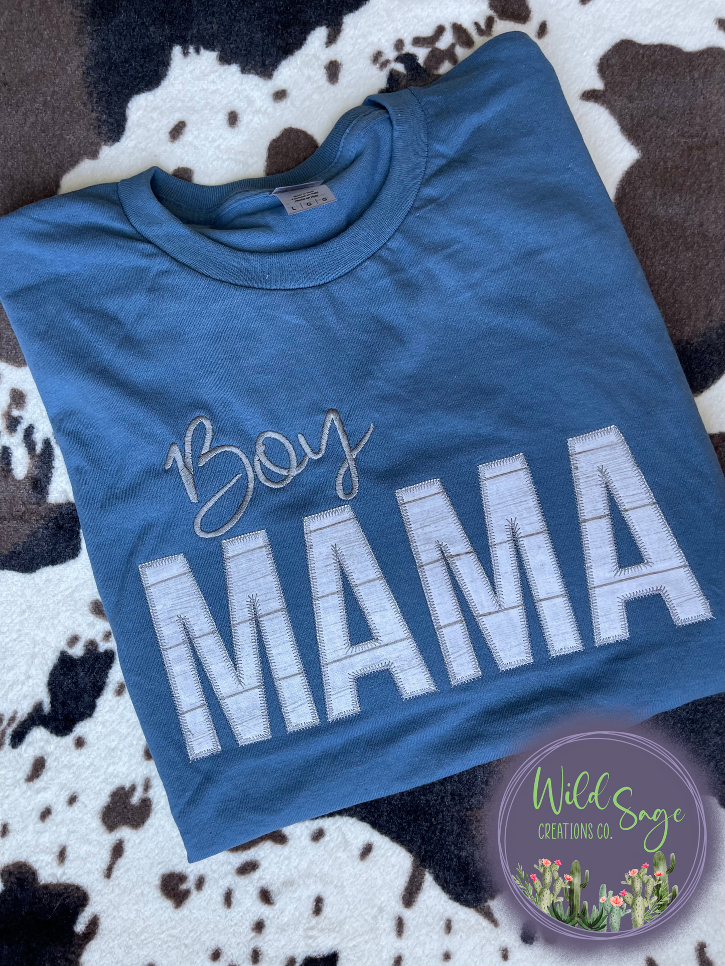 Boy Mama Barnwood Shirt