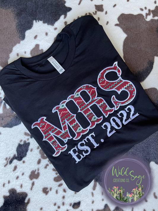 Mrs Shirt with Year