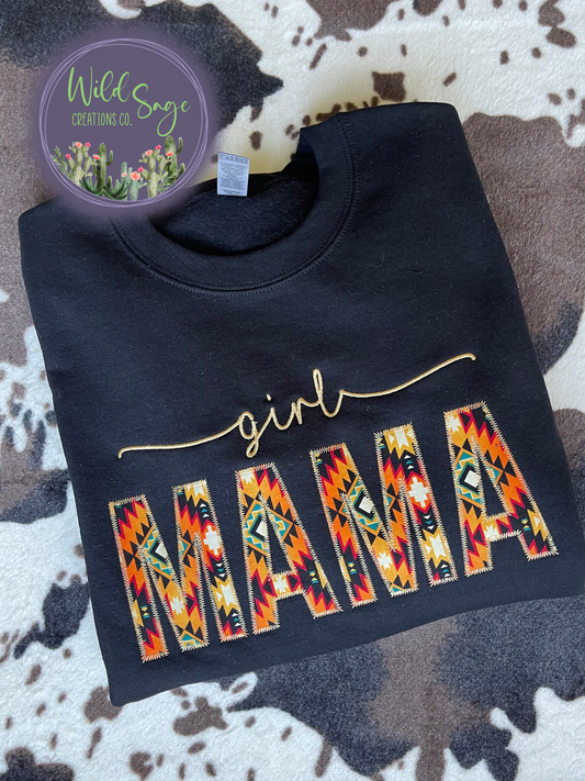 Girl Mama Aztec Shirt